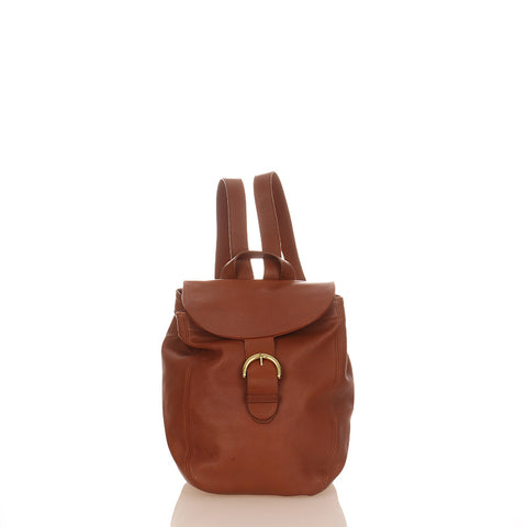 コーチ リュック デイパック 4134 ブラウン レザー レディース COACH 【中古】