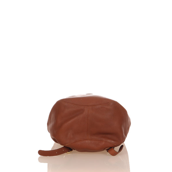 コーチ リュック デイパック 4134 ブラウン レザー レディース COACH 【中古】