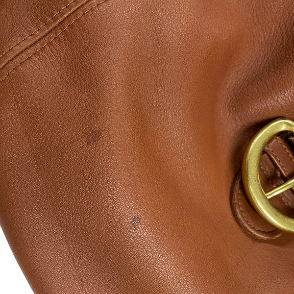 コーチ リュック デイパック 4134 ブラウン レザー レディース COACH 【中古】