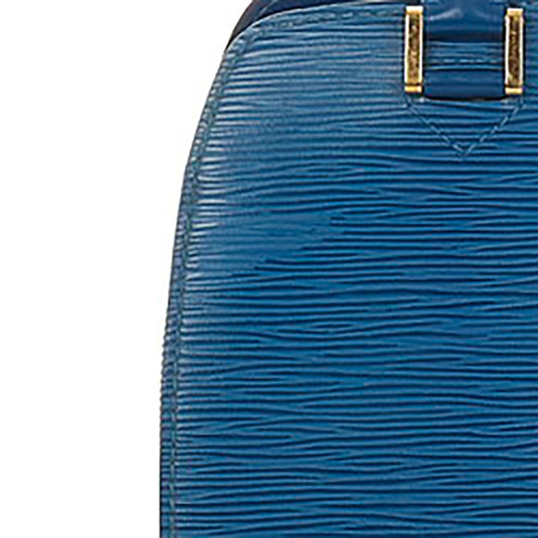 ルイ ヴィトン エピ ポンヌフ M52055 トレドブルー レザー ハンドバッグ レディース LOUIS VUITTON 【中古】