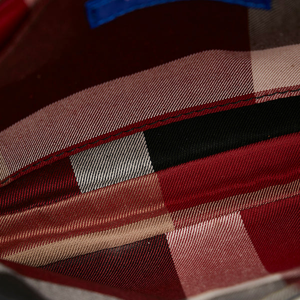 バーバリーブルーレーベル ブラック レザー チェーン ショルダーバッグ レディース BURBERRY BLUE LABEL 【中古】