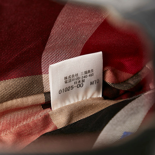 バーバリーブルーレーベル ブラック レザー チェーン ショルダーバッグ レディース BURBERRY BLUE LABEL 【中古】