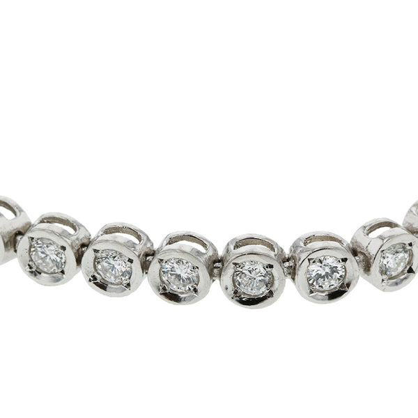 Pt900 プラチナ ダイヤ2.0ct ブレスレット レディース 【中古】