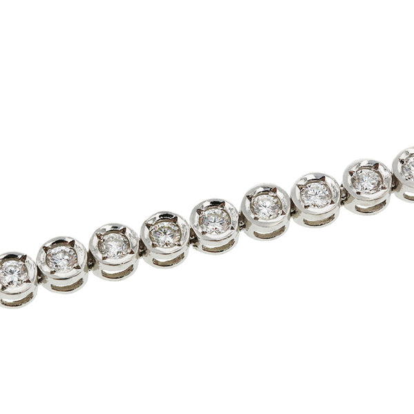 Pt900 プラチナ ダイヤ2.0ct ブレスレット レディース 【中古】