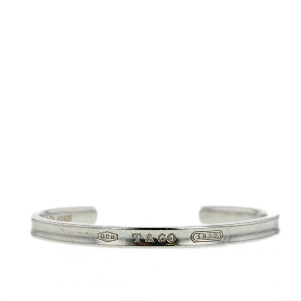 ティファニー SV925 シルバー 1837 ナロー バングル レディース TIFFANY&Co. 【中古】