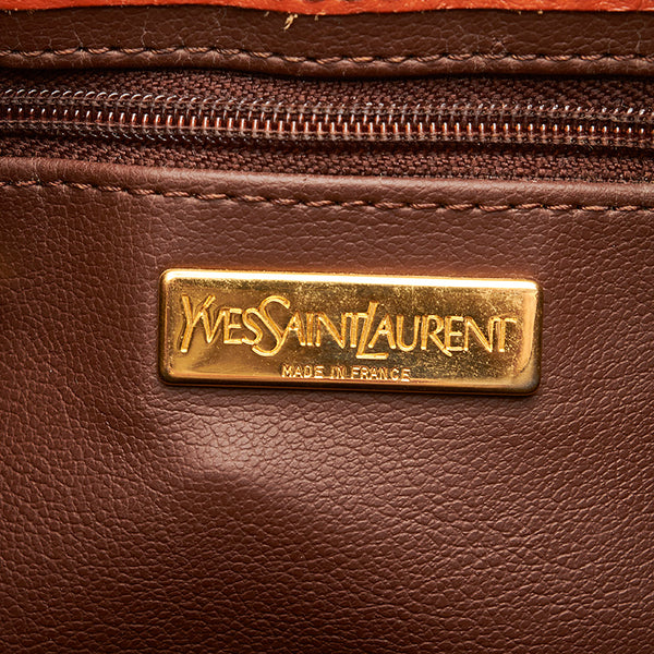 サンローラン Ｙカット ショルダーバッグ ライトブラウン レザー レディース SAINT LAURENT 【中古】