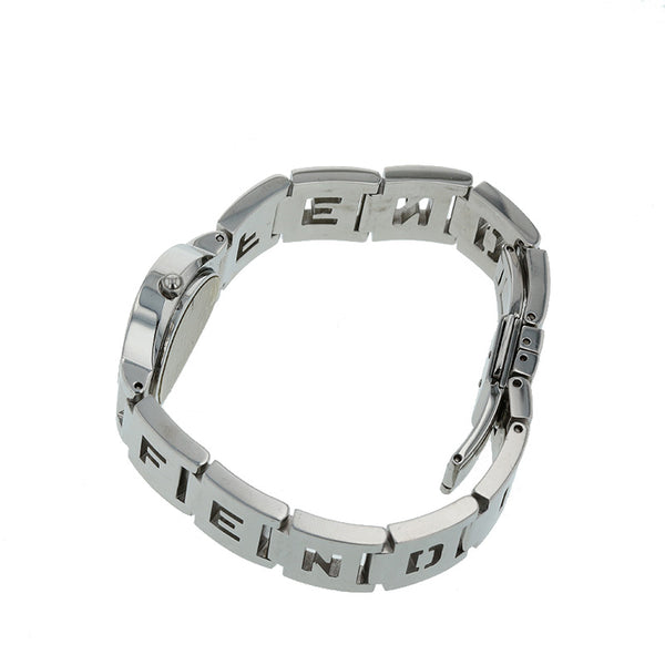 フェンディ オロロジ 腕時計 3050L クオーツ ネイビー文字盤 ステンレススチール レディース FENDI 【中古】