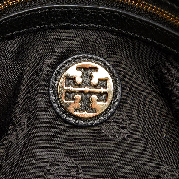 トリーバーチ マリオン HST036 ブラック レザー チェーン ショルダーバッグ レディース Tory Burch 【中古】