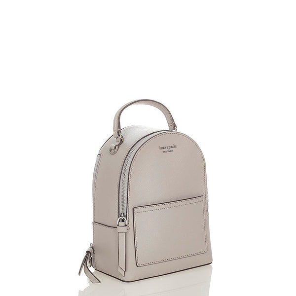 ケイトスペード リュック バックパック WKRU5984 グレー レザー レディース Kate Spade 【中古】