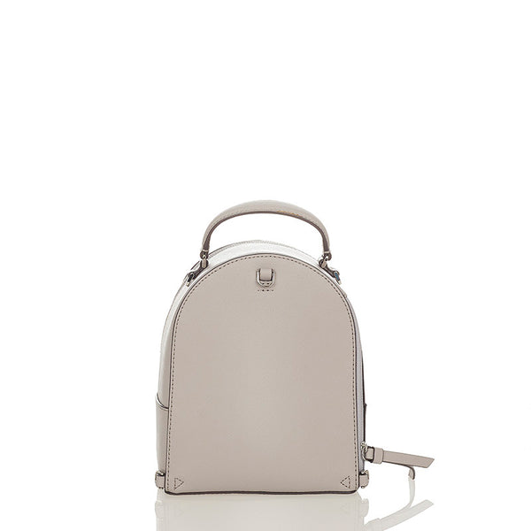 ケイトスペード リュック バックパック WKRU5984 グレー レザー レディース Kate Spade 【中古】