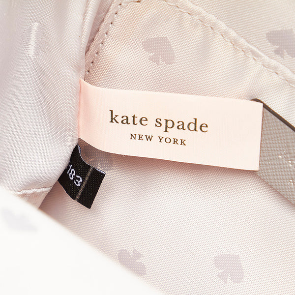 ケイトスペード リュック バックパック WKRU5984 グレー レザー レディース Kate Spade 【中古】