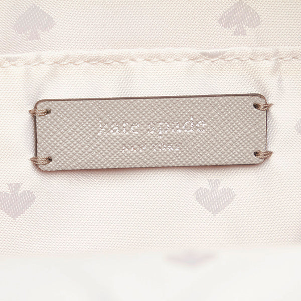 ケイトスペード リュック バックパック WKRU5984 グレー レザー レディース Kate Spade 【中古】