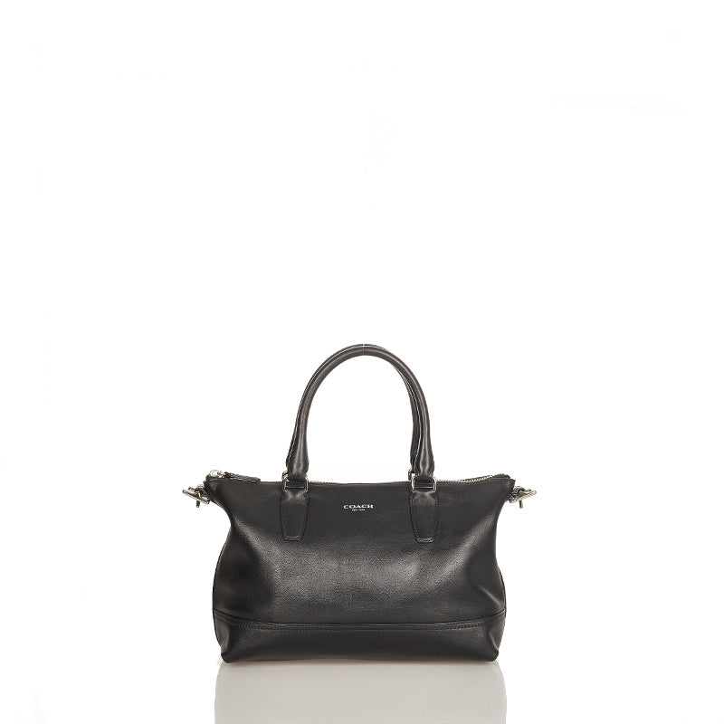 コーチ レガシー ハンドバッグ ショルダーバッグ２WAY 21132 ブラック レザー レディース COACH 【中古】