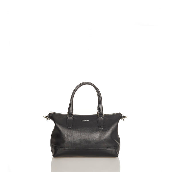 コーチ レガシー ハンドバッグ ショルダーバッグ２WAY 21132 ブラック レザー レディース COACH 【中古】