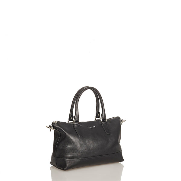 コーチ レガシー ハンドバッグ ショルダーバッグ２WAY 21132 ブラック レザー レディース COACH 【中古】