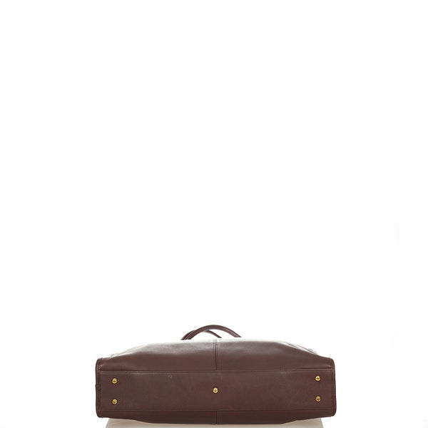 コーチ A7-C7307 ブラウン レザー ビジネスバッグ メンズ COACH 【中古】