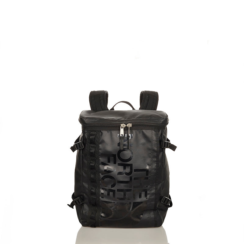 ザ ノースフェイス ヒューズボックス ブラック ナイロン リュック バックパック メンズ THE NORTH FACE 【中古】