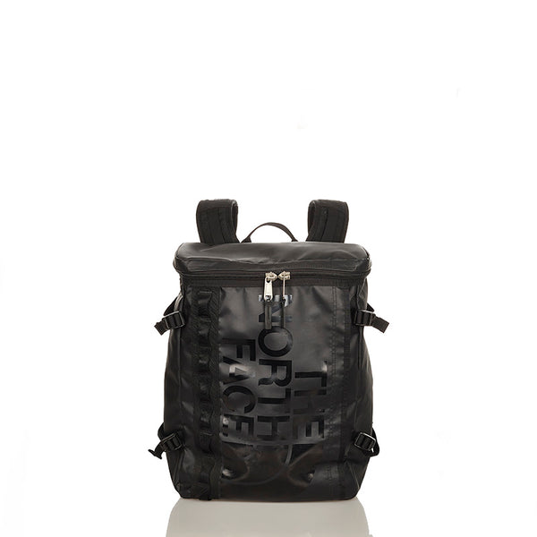 ザ ノースフェイス ヒューズボックス ブラック ナイロン リュック バックパック メンズ THE NORTH FACE 【中古】
