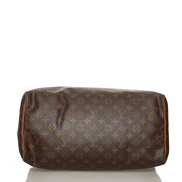 ルイ ヴィトン モノグラム スピーディ40 M41522 ブラウン PVC レザー ハンドバッグ ミニボストン レディース LOUIS VUITTON 【中古】