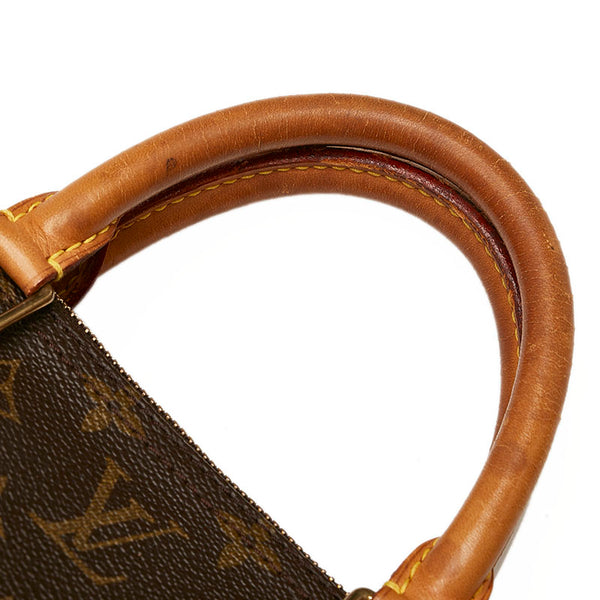 ルイ ヴィトン モノグラム スピーディ40 M41522 ブラウン PVC レザー ハンドバッグ ミニボストン レディース LOUIS VUITTON 【中古】