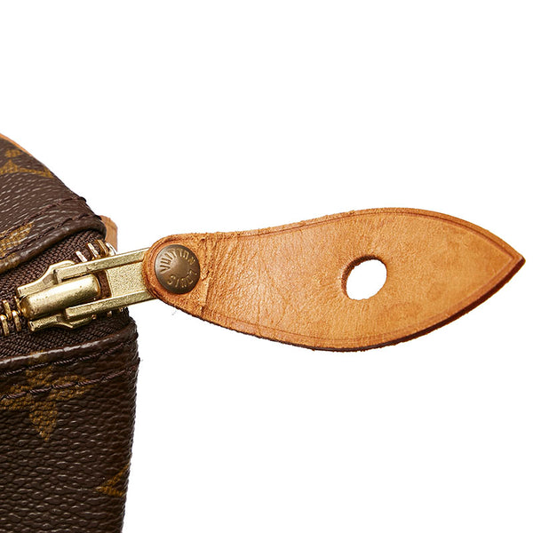 ルイ ヴィトン モノグラム スピーディ40 M41522 ブラウン PVC レザー ハンドバッグ ミニボストン レディース LOUIS VUITTON 【中古】