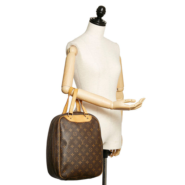 ルイ ヴィトン モノグラム エクスキュルシオン M41450 ブラウン PVC レザー シューズバッグ レディース LOUIS VUITTON 【中古】