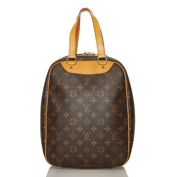 ルイ ヴィトン モノグラム エクスキュルシオン M41450 ブラウン PVC レザー シューズバッグ レディース LOUIS VUITTON 【中古】
