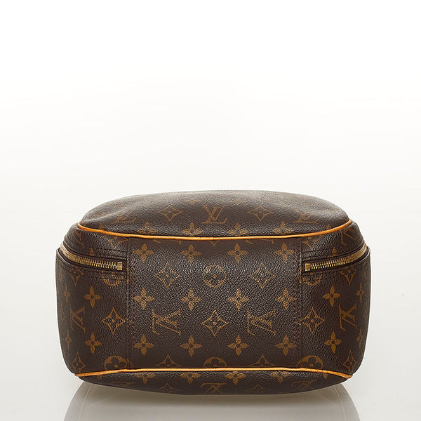 ルイ ヴィトン モノグラム エクスキュルシオン M41450 ブラウン PVC レザー シューズバッグ レディース LOUIS VUITTON 【中古】