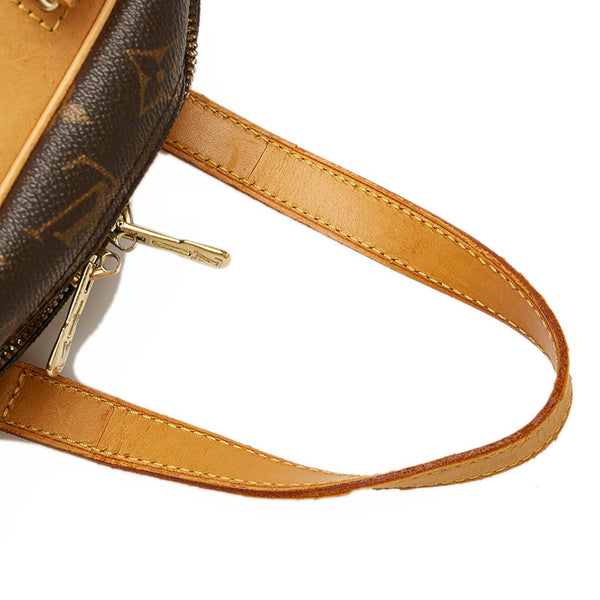 ルイ ヴィトン モノグラム エクスキュルシオン M41450 ブラウン PVC レザー シューズバッグ レディース LOUIS VUITTON 【中古】