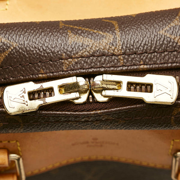 ルイ ヴィトン モノグラム エクスキュルシオン M41450 ブラウン PVC レザー シューズバッグ レディース LOUIS VUITTON 【中古】