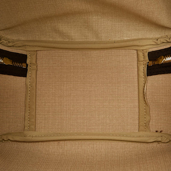 ルイ ヴィトン モノグラム エクスキュルシオン M41450 ブラウン PVC レザー シューズバッグ レディース LOUIS VUITTON 【中古】