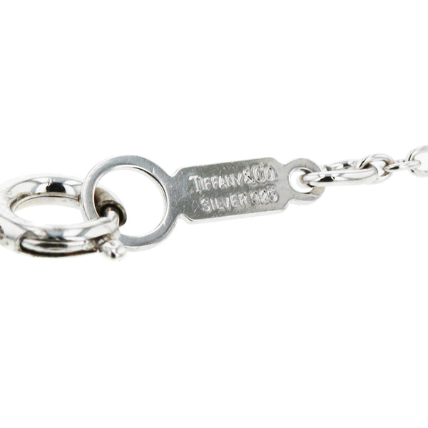 ティファニー SV925 シルバー オープンハート メナード ネックレス レディース TIFFANY&Co. 【中古】