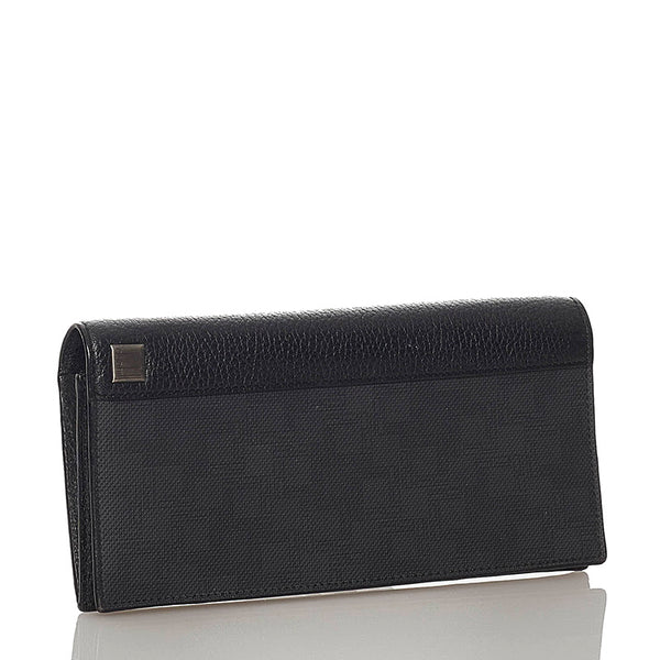 ダンヒル 長財布 ブラック レザー メンズ Dunhill 【中古】