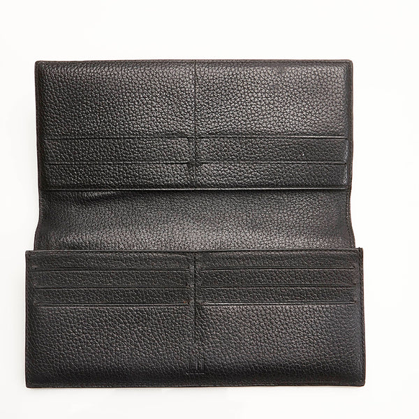 ダンヒル 長財布 ブラック レザー メンズ Dunhill 【中古】