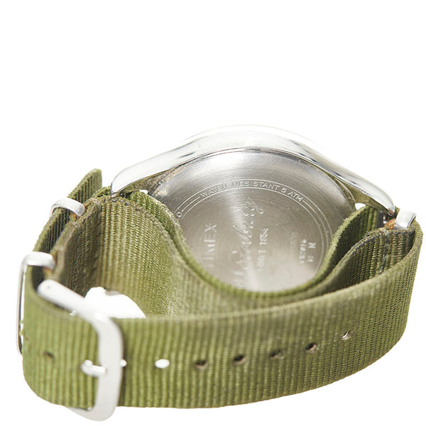 タイメックス ウォーターベリー TW2P64600 シルバー ステンレススチール 腕時計 メンズ TIMEX クオーツ ベージュ文字盤 【中古】