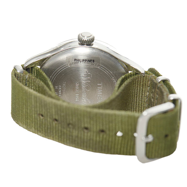 タイメックス ウォーターベリー TW2P64600 シルバー ステンレススチール 腕時計 メンズ TIMEX クオーツ ベージュ文字盤 【中古】
