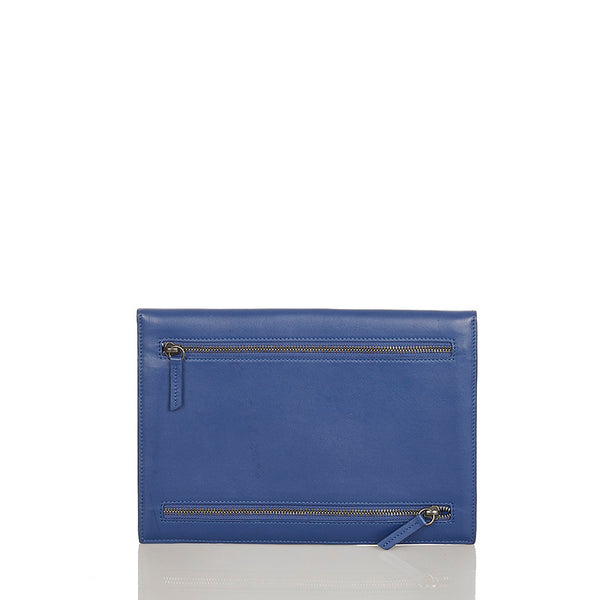 ベルルッティ レターケース ブルー レザー クラッチバッグ メンズ Berluti 【中古】