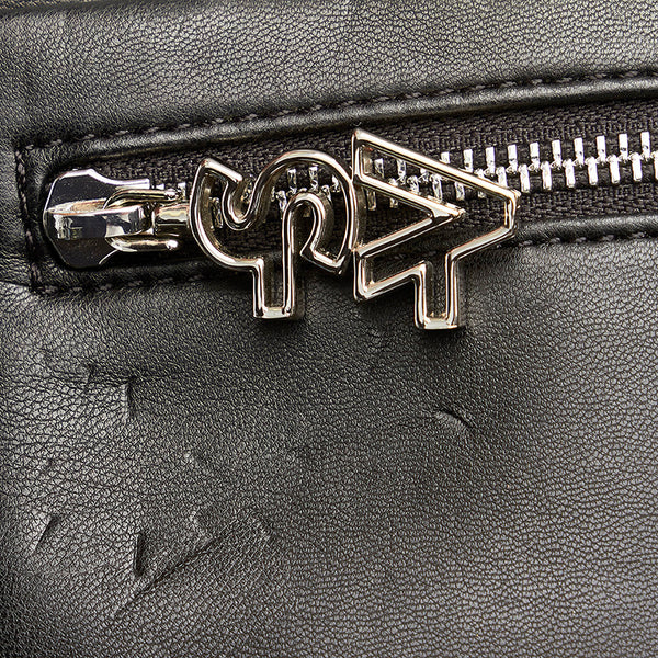 サマンサベガ リュック バックパック ブラック レザー レディース Samantha Vega 【中古】