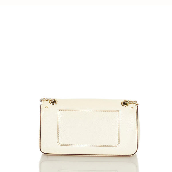 ケイトスペード フラワー チェーン ショルダーバッグ PXRU2372 アイボリー レザー レディース Kate Spade 【中古】