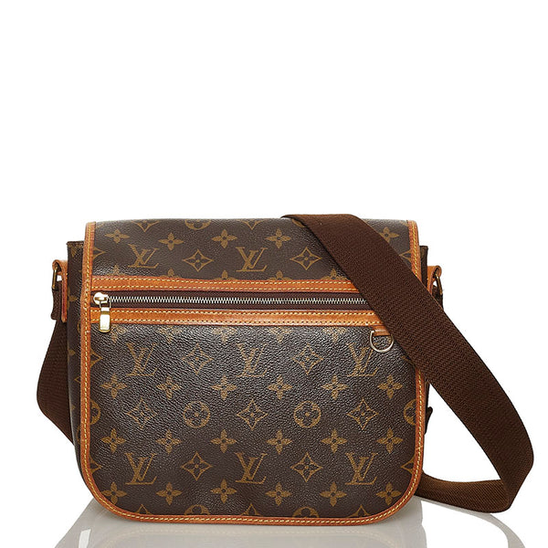 ルイ ヴィトン モノグラム ボスフォール M40044 ブラウン PVC レザー 斜め掛け ショルダーバッグ レディース LOUIS VUITTON 【中古】