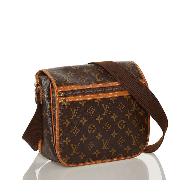 ルイ ヴィトン モノグラム ボスフォール M40044 ブラウン PVC レザー 斜め掛け ショルダーバッグ レディース LOUIS VUITTON 【中古】