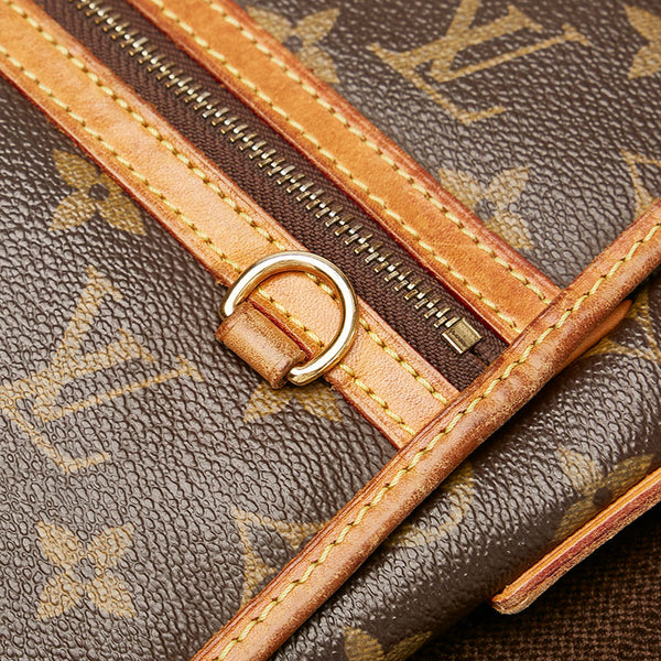 ルイ ヴィトン モノグラム ボスフォール M40044 ブラウン PVC レザー 斜め掛け ショルダーバッグ レディース LOUIS VUITTON 【中古】