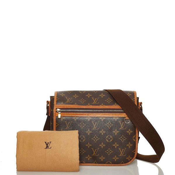 ルイ ヴィトン モノグラム ボスフォール M40044 ブラウン PVC レザー 斜め掛け ショルダーバッグ レディース LOUIS VUITTON 【中古】