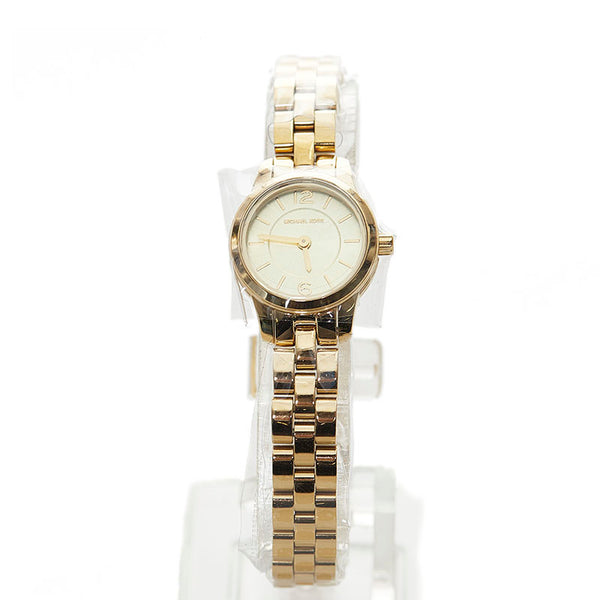 マイケルコース MK-6592 ゴールド ステンレススチール 腕時計 レディース Michael Kors クオーツ ゴールド文字盤 【中古】