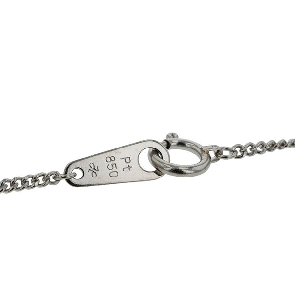 Pt850 プラチナ ダイヤ1.22ct ネックレス レディース 【中古】