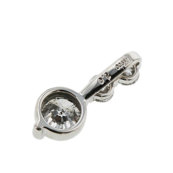 Pt900 プラチナ ダイヤ1.0ct ペンダントトップ レディース 【中古】