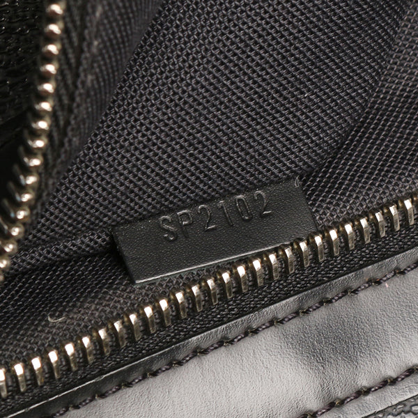 ルイ ヴィトン ダミエグラフィット ダニエルMM N58029 ブラック PVC レザー 斜め掛け ショルダーバッグ メンズ LOUIS VUITTON 【中古】