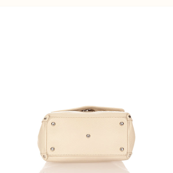 ザネラート ポスティナ アイボリー レザー ハンドバッグ ショルダーバッグ2way レディース ZANELLATO 【中古】