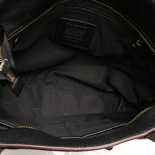 コーチ 72299 ブラック レザー トートバッグ レディース COACH 【中古】