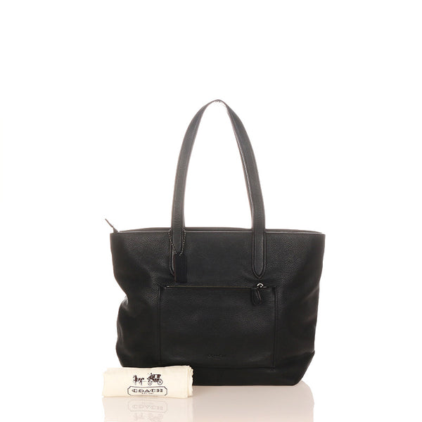 コーチ 72299 ブラック レザー トートバッグ レディース COACH 【中古】